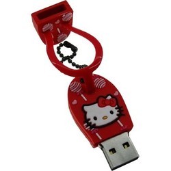 USB Flash (флешка) Uniq Flip Flops Hello Kitty 4Gb