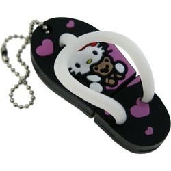 USB Flash (флешка) Uniq Flip Flops Hello Kitty 4Gb