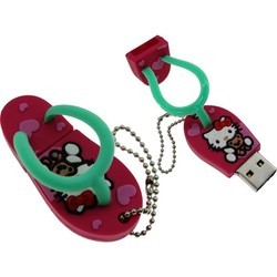USB Flash (флешка) Uniq Flip Flops Hello Kitty 8Gb