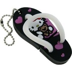 USB Flash (флешка) Uniq Flip Flops Hello Kitty 64Gb