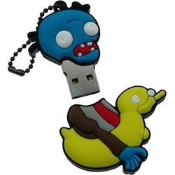 USB Flash (флешка) Uniq Plants vs. Zombies - Zombie with a Duck 64Gb