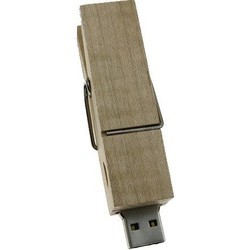 USB Flash (флешка) Uniq Wooden Clothespin 16Gb