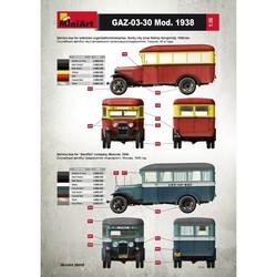 Сборная модель MiniArt Passenger Bus GAZ-03-30 (1:35)