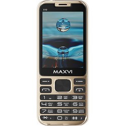 Мобильный телефон Maxvi X10 (серебристый)