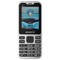 Мобильный телефон Maxvi X11 (серебристый)