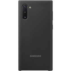 Чехол Samsung Silicone Cover for Galaxy Note10 (серебристый)