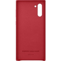 Чехол Samsung Leather Cover for Galaxy Note10 (серебристый)
