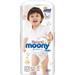 Подгузники Moony Natural Pants XL / 34 pcs