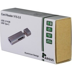 Картридер/USB-хаб Argus V15-3.0