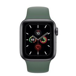 Носимый гаджет Apple Watch 5 Aluminum 40 mm (серебристый)