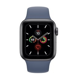 Носимый гаджет Apple Watch 5 Aluminum 44 mm (белый)