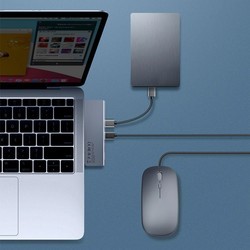 Картридер/USB-хаб BASEUS USB-C to 2xUSB3.0+USB-C+microSD+SD HUB