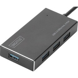Картридер/USB-хаб Digitus DA-70240-1