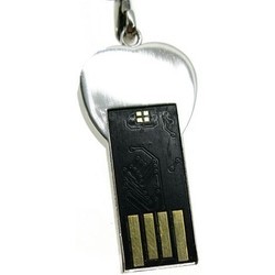 USB Flash (флешка) Uniq Slim Heart 16Gb