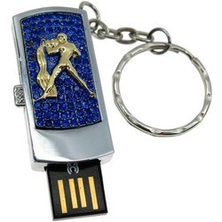 USB Flash (флешка) Uniq Zodiak Crystal Aquarius