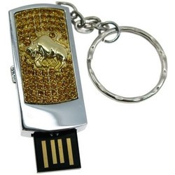 USB Flash (флешка) Uniq Zodiak Crystal Calf 16Gb