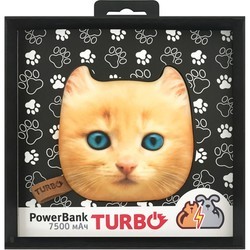 Powerbank аккумулятор Turbo PowerBank 7500 (оранжевый)