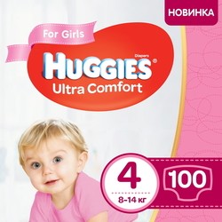 Подгузники Huggies Ultra Comfort Girl 4 / 100 pcs