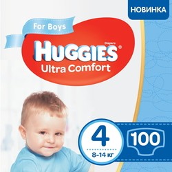 Подгузники Huggies Ultra Comfort Boy 4 / 100 pcs