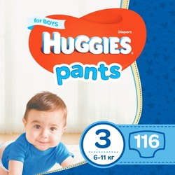 Подгузники Huggies Pants Boy 3 / 116 pcs