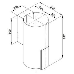 Вытяжка VDB Tube P Glass