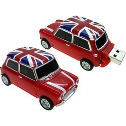 USB Flash (флешка) Uniq Car Mini Cooper Flag of Great Britain 3.0