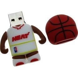 USB Flash (флешка) Uniq Basketball Uniform Heat Player 3.0 8Gb