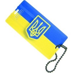 USB Flash (флешка) Uniq Business Card Flag Of Ukraine 8Gb