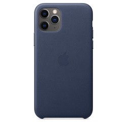 Чехол Apple Leather Case for iPhone 11 Pro (синий)