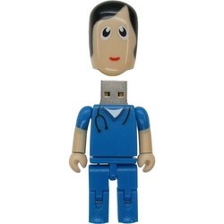 USB Flash (флешка) Uniq Heroes Male Nurse in Blue 64Gb