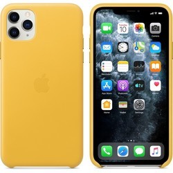 Чехол Apple Leather Case for iPhone 11 Pro Max (розовый)
