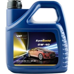 Моторное масло VatOil SynGold 0W-40 4L