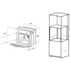 Духовой шкаф MAUNFELD EOEC 586 W