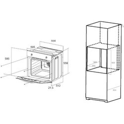 Духовой шкаф MAUNFELD EOEC 586 W