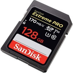 Карта памяти SanDisk Extreme Pro V30 SDXC UHS-I U3 128Gb