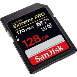 Карта памяти SanDisk Extreme Pro V30 SDXC UHS-I U3 128Gb