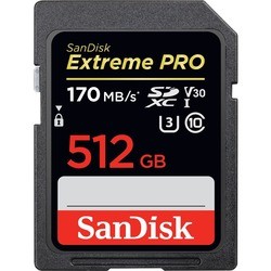 Карта памяти SanDisk Extreme Pro V30 SDXC UHS-I U3 512Gb