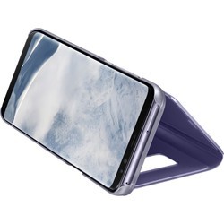 Чехол Samsung Clear View Standing Cover for Galaxy S8 Plus (серебристый)
