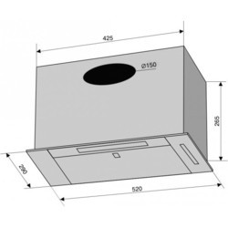 Вытяжка VENTOLUX Punto 60 X 900 Strip