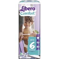 Подгузники Libero Comfort 6 / 44 pcs