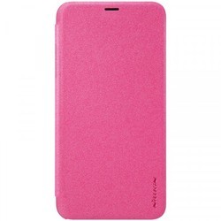 Чехол Nillkin Sparkle Leather for iPhone Xr (розовый)