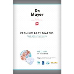 Подгузники Dr Mayer Premium Baby Diapers M / 60 pcs