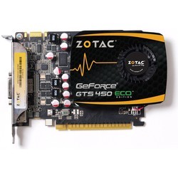 Видеокарты ZOTAC GeForce GTS 450 ZT-40509-10L