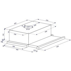 Вытяжка Minola HTL 6170 I/BL GLASS 630