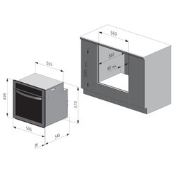 Духовой шкаф Freggia OEMF65B