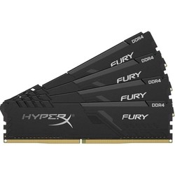 Оперативная память Kingston HyperX Fury Black DDR4 4x16Gb