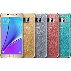 Чехол Samsung Glitter Cover for Galaxy Note 5 (синий)