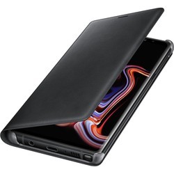 Чехол Samsung Leather Wallet Cover for Galaxy Note9 (черный)