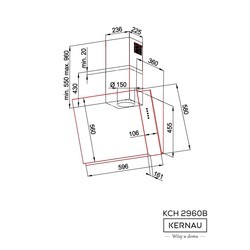 Вытяжка Kernau KCH 2960 B