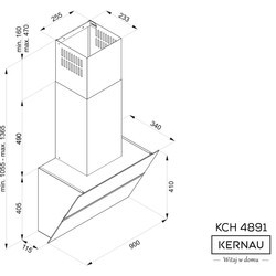 Вытяжка Kernau KCH 4891 W